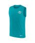 Men's Aqua Miami Dolphins Muscle Tank Top