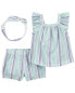 Фото #1 товара Baby 3-Piece Bubble Shorts Set 9M