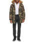 Фото #6 товара Men's Parka with a Faux Fur-Hood Jacket, Created for Macy's