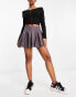 Фото #2 товара Reclaimed Vintage skort in charcoal