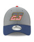 Men's Gray/Navy Bubba Wallace Salute 9FORTY Adjustable Hat