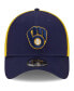 ფოტო #3 პროდუქტის Men's Navy Milwaukee Brewers Team Neo 39THIRTY Flex Hat