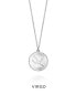 Silver necklace sign Virgo Horoscopo 61014C000-38V clear, silver - фото #1