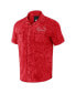Фото #2 товара Men's Darius Rucker Collection by Red Distressed St. Louis Cardinals Denim Team Color Button-Up Shirt