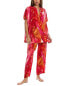 Фото #1 товара N Natori 2Pc Paradise Pajama Pant Set Women's