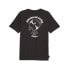 Puma Sound Of Graphic Crew Neck Short Sleeve T-Shirt Mens Black Casual Tops 622