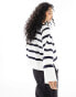 Фото #8 товара Barbour relaxed sweatshirt in white/navy stripe