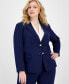 Фото #6 товара Plus Size Two-Button Blazer