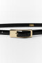 THIN BELT WITH RECTANGULAR BUCKLE