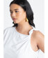 ფოტო #1 პროდუქტის Plus Size Twist Shoulder Tee