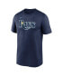 Фото #3 товара Men's Navy Tampa Bay Rays Fuse Legend T-shirt