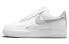 Кроссовки женские Nike Air Force 1 Low Бело-серебристо-золотые Белый, 40.5 - фото #1