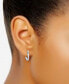 ფოტო #3 პროდუქტის Heart Huggie Hoop Earrings, xmm, Created for Macy's