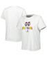 ფოტო #1 პროდუქტის Women's White Mississippi State Bulldogs Fresh Pride T-shirt