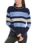 Фото #2 товара Incashmere Variegated Stripe Cashmere Sweater Women's