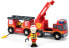 Brio World 33811 Fire Brigade Ladder Vehicle with Light and Sound, Colourful