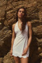 Фото #2 товара Платье из поплина с вышивкой ZARA