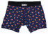 Фото #1 товара Saxx 285028 Men's Boxer Briefs Underwear Navy Hot Dog X-Large