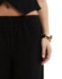 Vero Moda plisse wide leg trouser co-ord in black M - фото #8