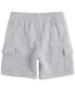 ფოტო #11 პროდუქტის Toddler & Little Boys Fleece Hoodie & Cargo Shorts, 2 Piece Set