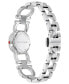 ფოტო #3 პროდუქტის Salvatore Women's Swiss Stainless Steel Stud Link Bracelet Watch 25mm