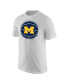 Фото #3 товара Men's White Michigan Wolverines Basketball Team Issue T-shirt