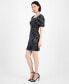 Women's Floral-Embroidered Shift Dress