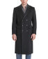 Men Holmes Wool Blend Long Walking Coat Черный, Средний - фото #2