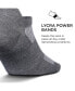 ფოტო #3 პროდუქტის Men's High Performance Ultra Light Ankle Sock - No Show Socks for Women & Men with Heel Tab - Medium