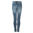 Фото #3 товара Женские джинсы скинни со средней посадкой укороченные рваные синие Juicy Couture