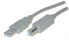 ShiverPeaks BS77023 - 3 m - USB A - USB B - USB 2.0 - 480 Mbit/s - Grey