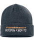 Фото #3 товара Men's Black Vegas Golden Knights Authentic Pro Rink Cuffed Knit Hat