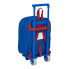 Фото #2 товара Школьный рюкзак с колесиками F.C. Barcelona M280 Тёмно Бордовый Тёмно Синий