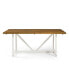 72" Solid Wood Trestle Dining Table