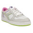 Diadora Magic Basket Low Label Lace Up Womens Grey, White Sneakers Casual Shoes