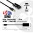 Club 3D Mini DisplayPort 1.4 to HDMI 2.0b HDR Active Adapter - Min iDisplayPort 1.4 - HDMI 2.0b - Black