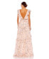 Women's Women's Ieena Ruffled Floral Print Cap Sleeve Gown