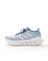 adidas Running Switch Run trainers in pale blue and white