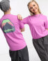 Фото #1 товара Berghaus Dean Street unisex Graded Peak back print t-shirt in pink