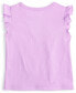 Фото #2 товара Baby Girls Hello Summer Puff Graphic T-Shirt, Created for Macy's