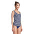 Фото #16 товара Women's Adjustable V-neck Underwire Tankini Swimsuit Top Adjustable Straps