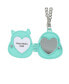 Winston Owl Mirror Picture Open Locket Squish Necklace