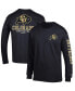 Men's Black Colorado Buffaloes Team Stack Long Sleeve T-shirt Черный, Large - фото #1