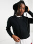 Cotton On crew neck jumper in black