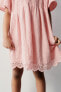 Фото #4 товара Платье из крепа с эластичными деталями ZARA