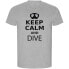 ფოტო #1 პროდუქტის KRUSKIS Keep Calm And Dive ECO short sleeve T-shirt