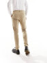 ASOS DESIGN skinny suit trouser in neutral