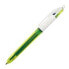Фото #1 товара Ручка BIC Fluor 4 цвета флюоресцентная 12 штук