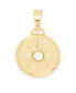 Фото #1 товара 14K Gold-Plated Rosa Cultured Mother of Pearl Charm