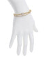 ფოტო #2 პროდუქტის Cubic Zirconia Mother of Pearl Heart Beaded Double Strand Bolo Bracelet